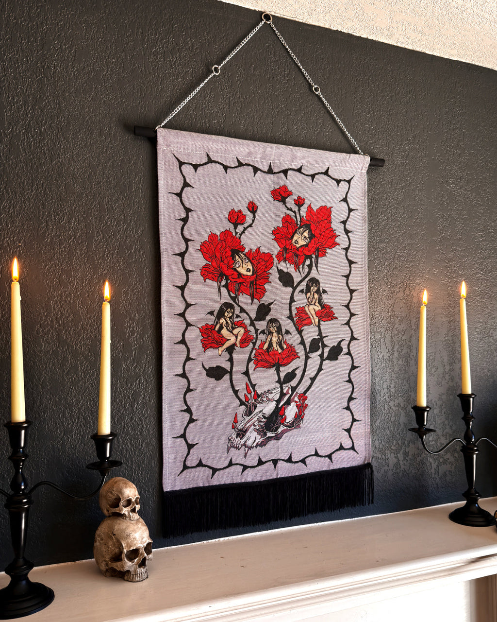Blossom - Dark Fairy Wall Hanging