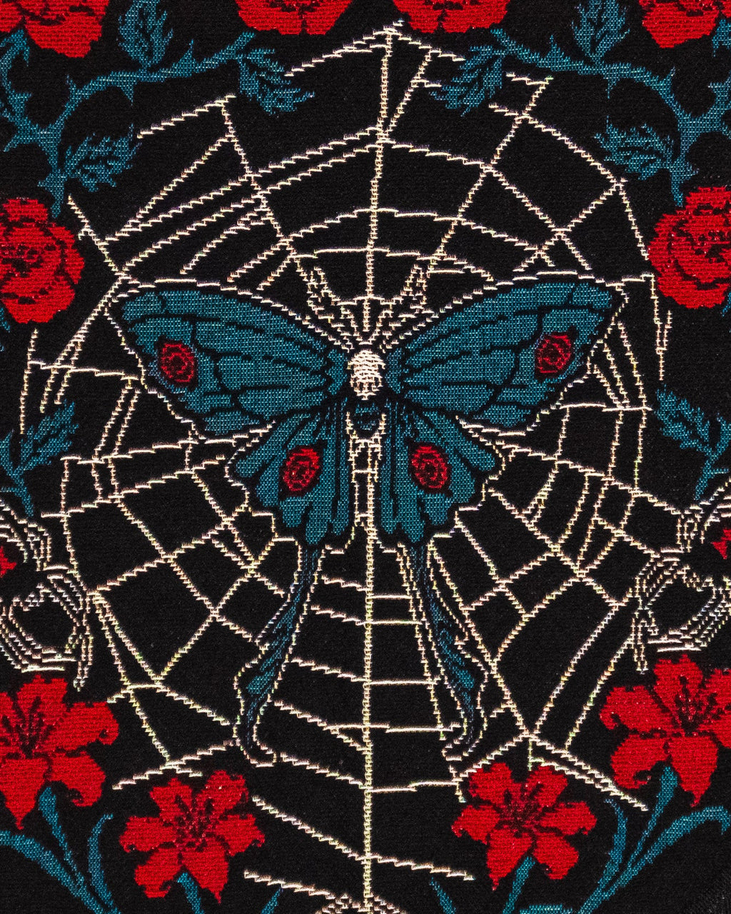 Entangled - Moth Spider Web Wall Hanging