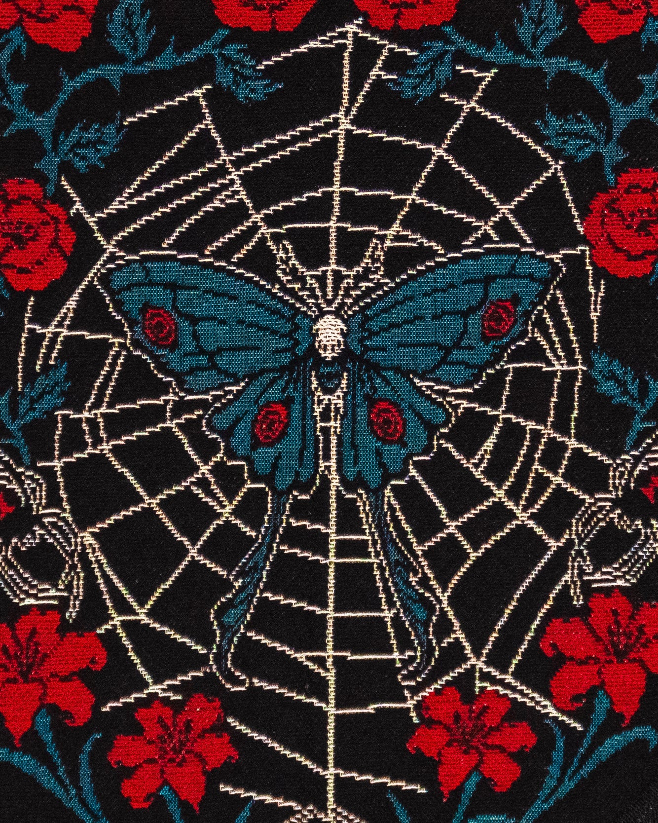 Entangled - Moth Spider Web Wall Hanging