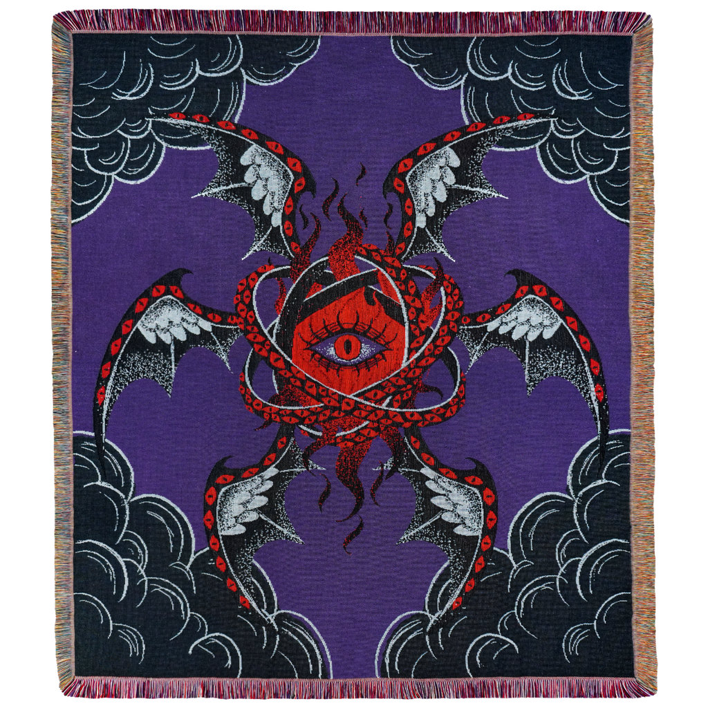 Mephisto - Seraphim Dark Angel Woven Blanket