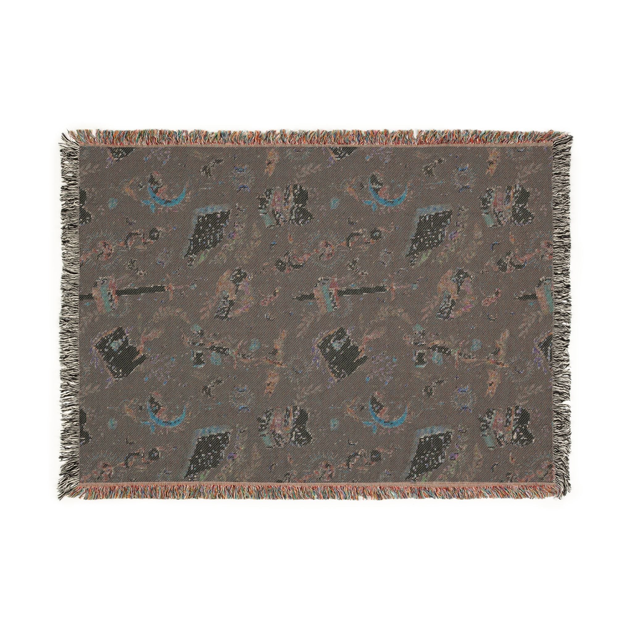 Book Dragon Woven Blanket