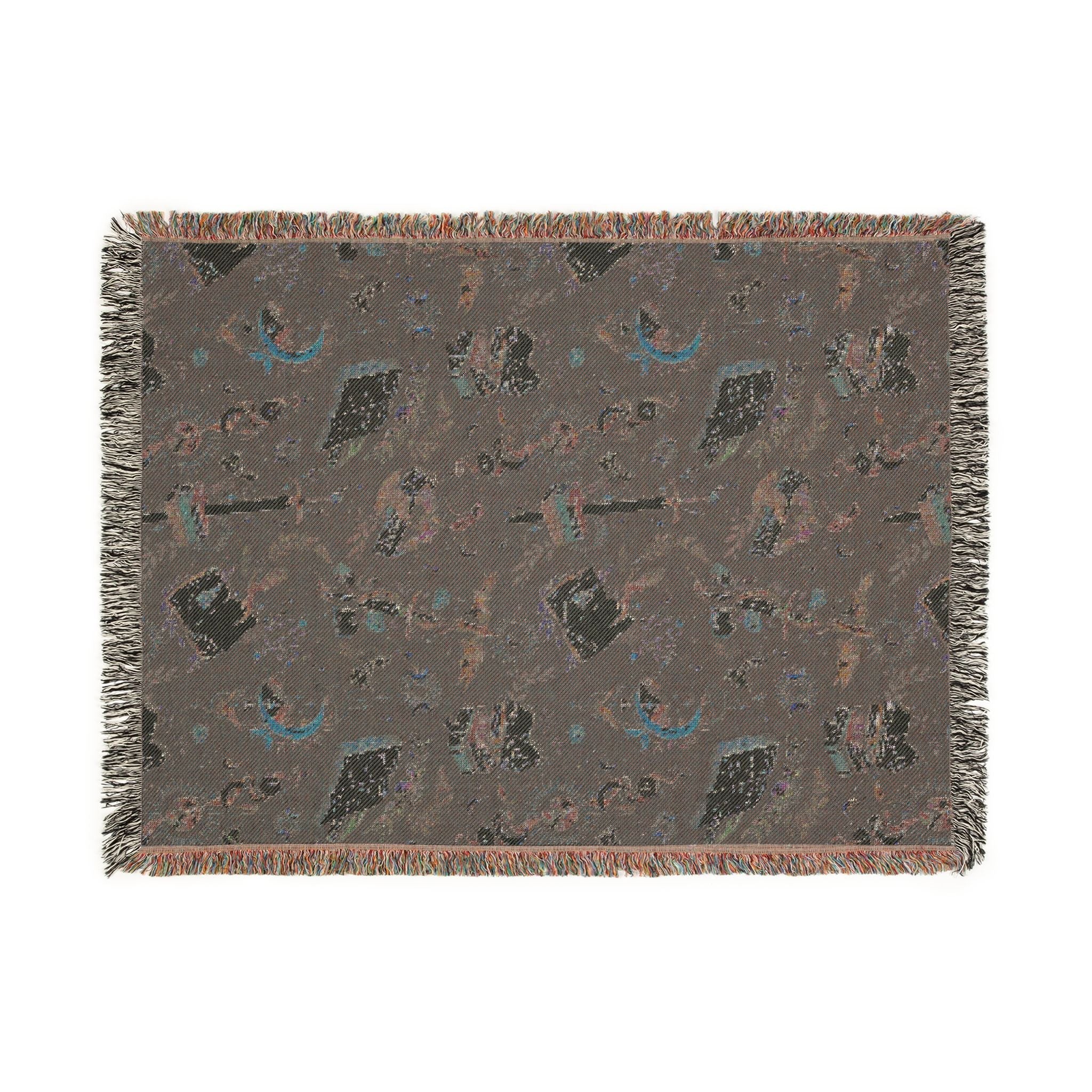 Book Dragon Woven Blanket