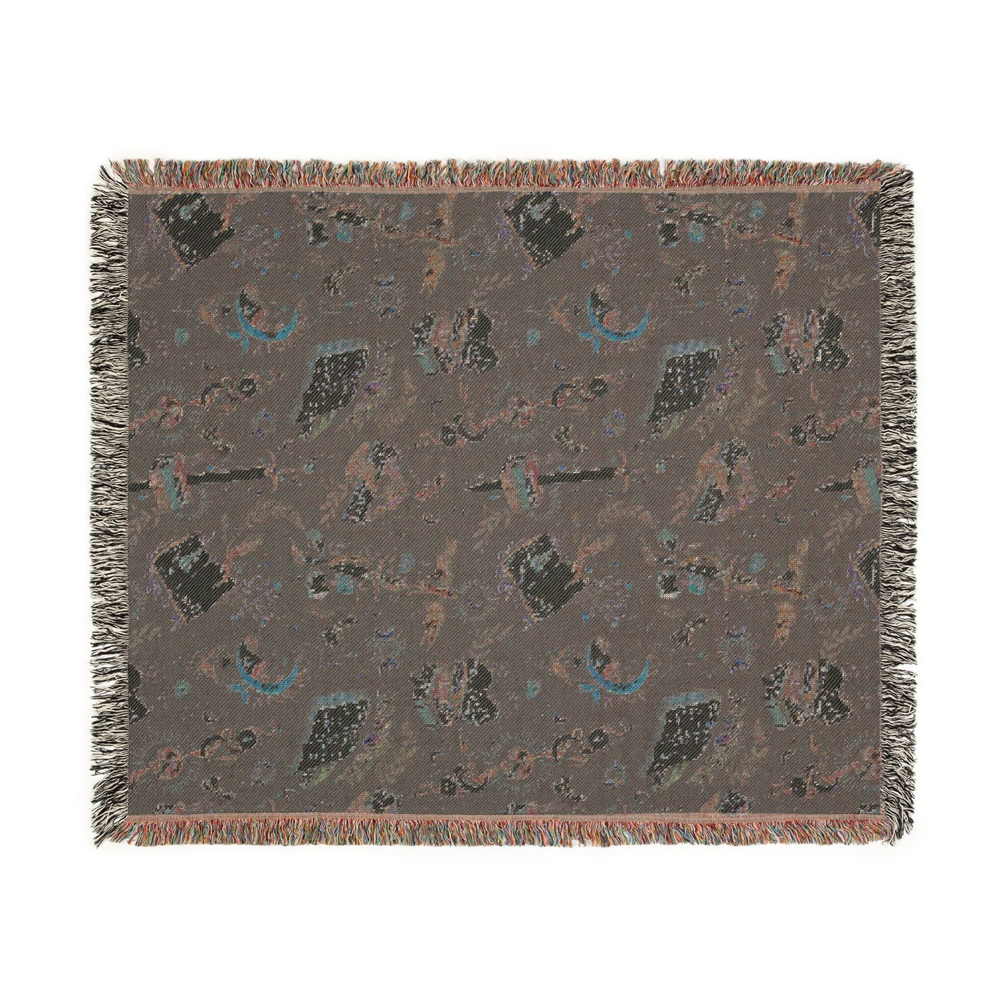 Book Dragon Woven Blanket