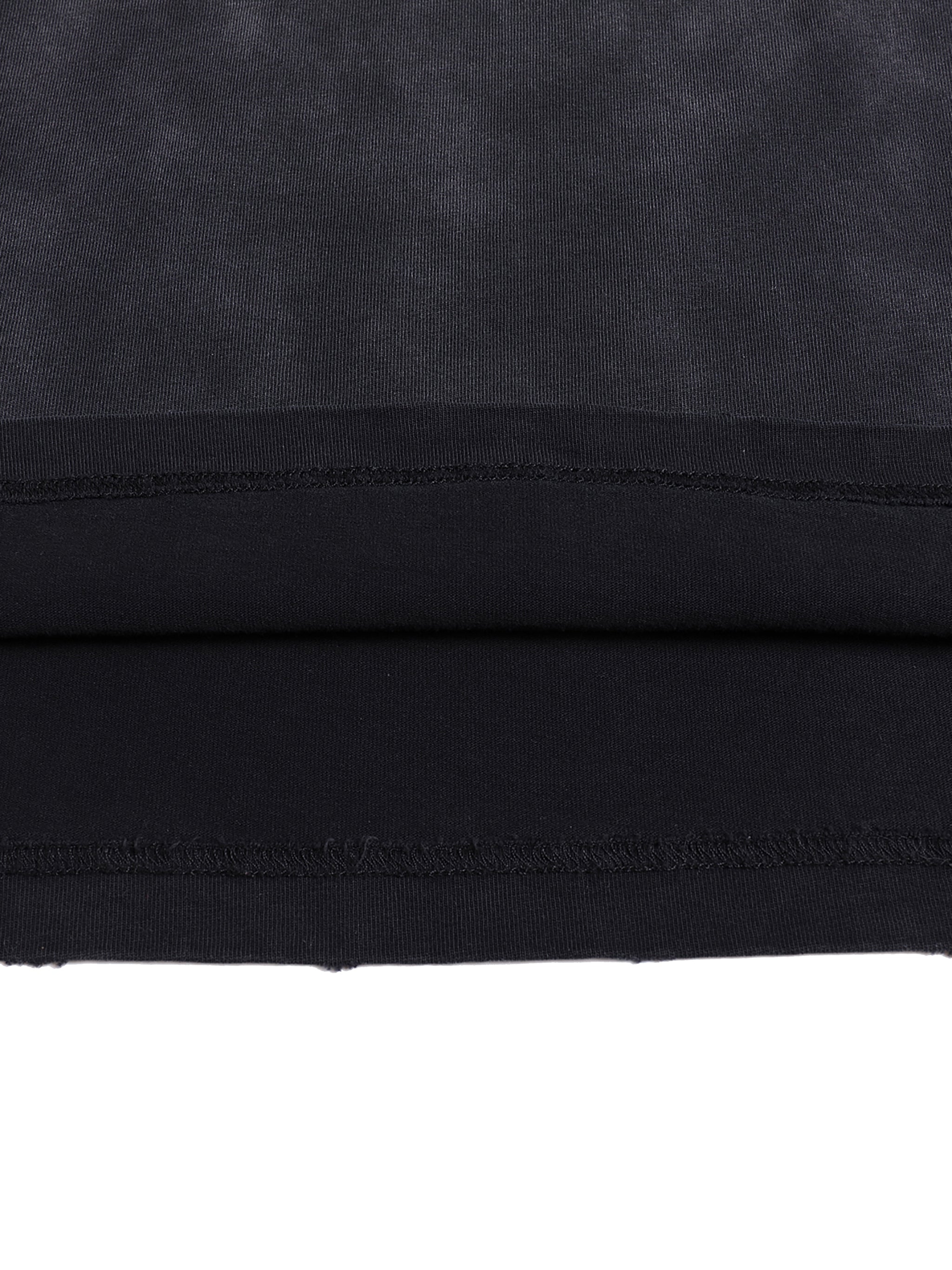 Cemetery Haunts Vintage Washed Hand-Frayed T-Shirt
