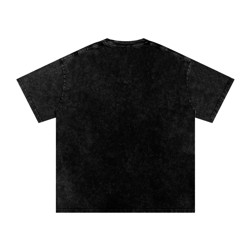 Dracula Bites Vintage Acid Wash Oversize T-Shirt