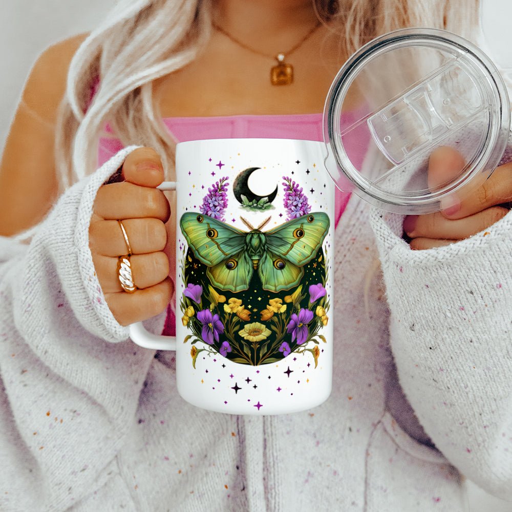 Mystic Moth Insulated Travel Mug