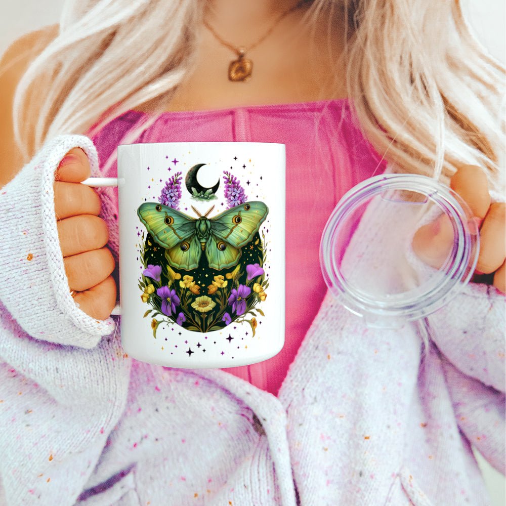 Mystic Moth Insulated Travel Mug