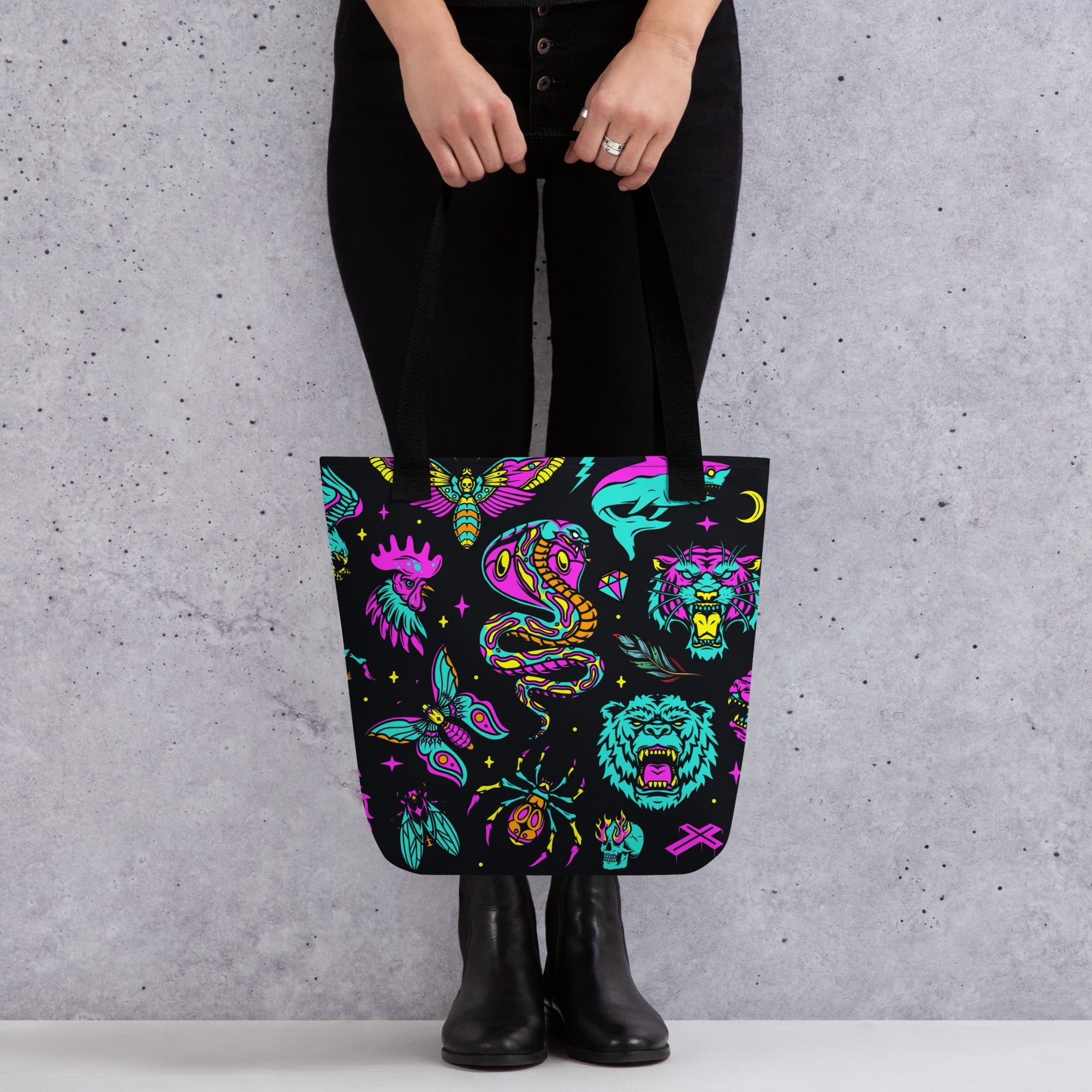 Neon Traditional Tote Bag