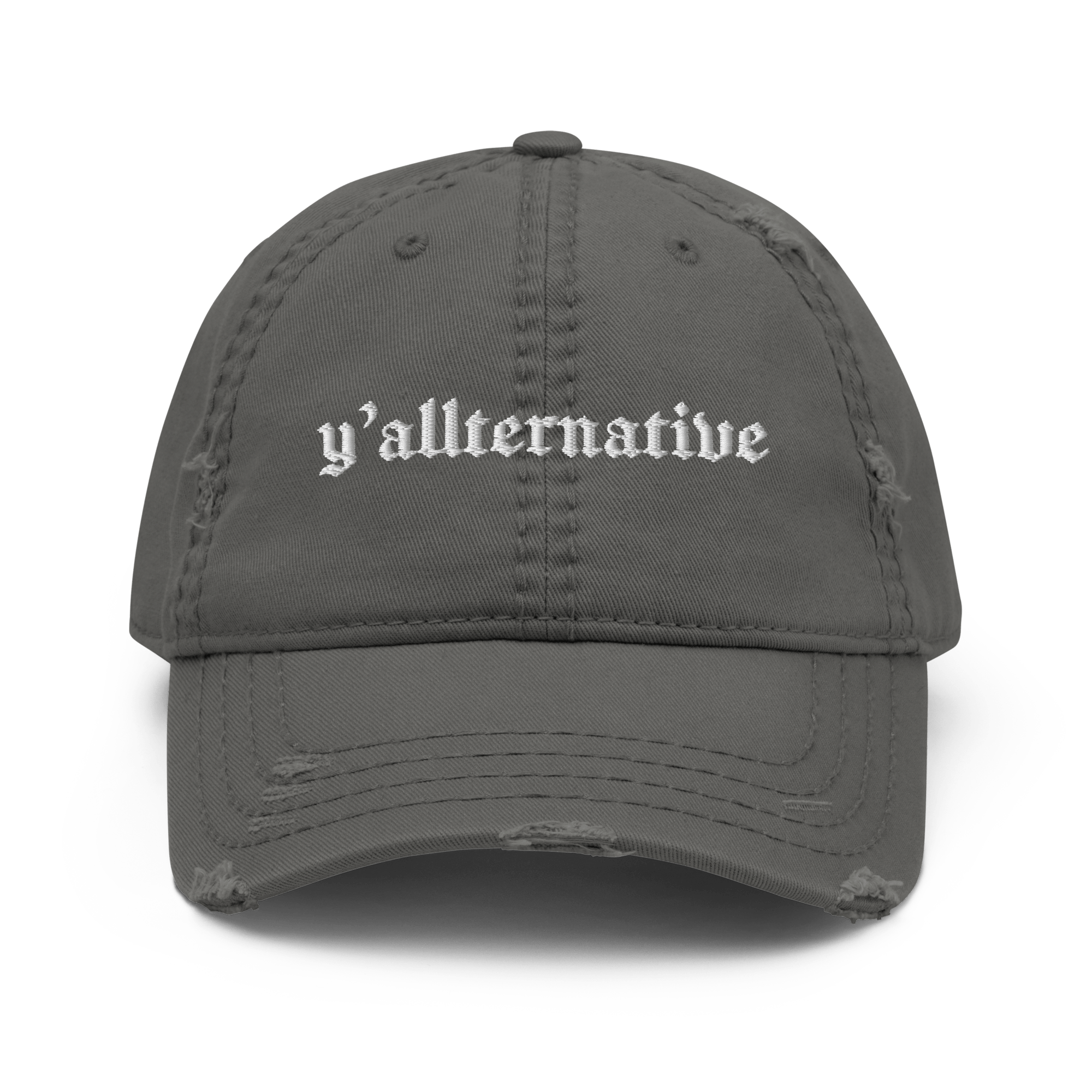 Y'allternative Distressed Dad Hat