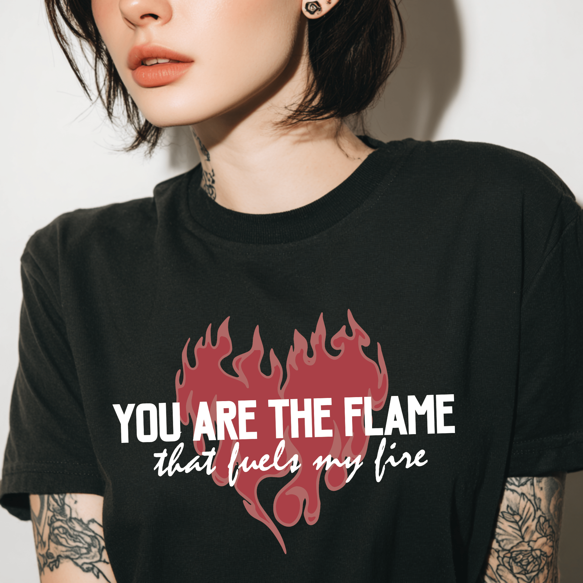 You Are the Flame That Fuels My Fire Tee | Official Penn Cole Merchandise
