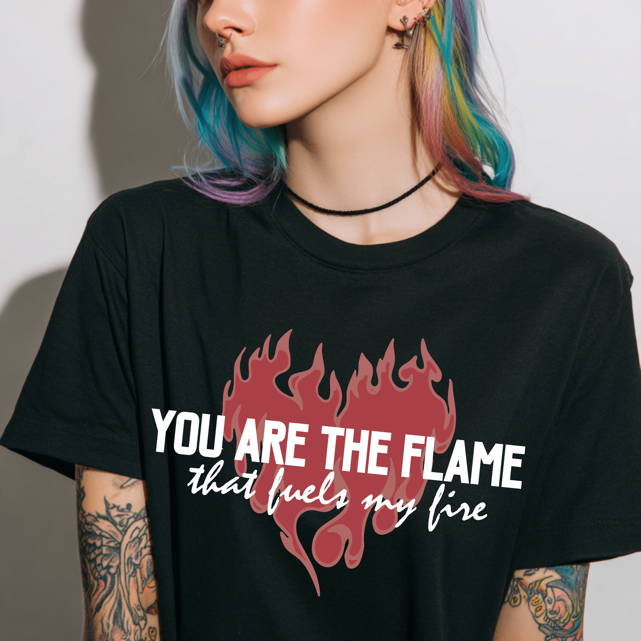 You Are the Flame That Fuels My Fire Tee | Official Penn Cole Merchandise
